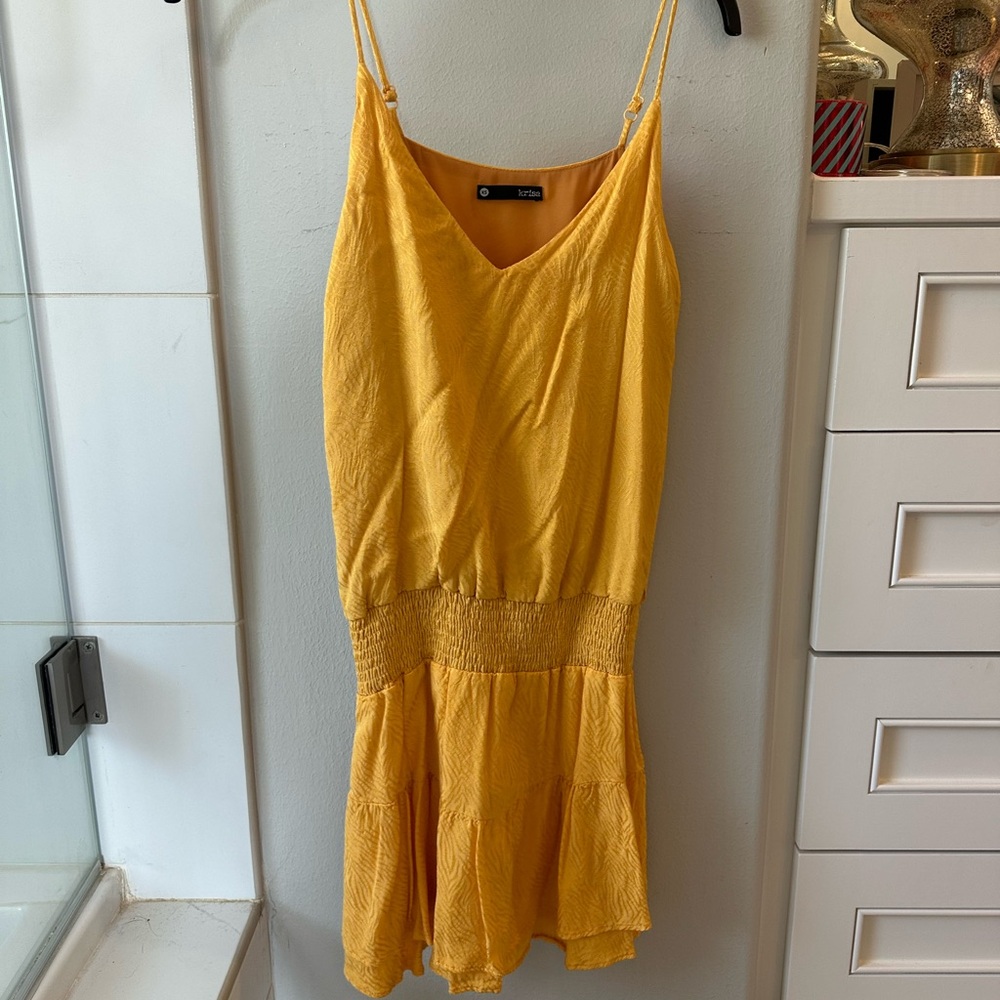 Yellow Mini Dress